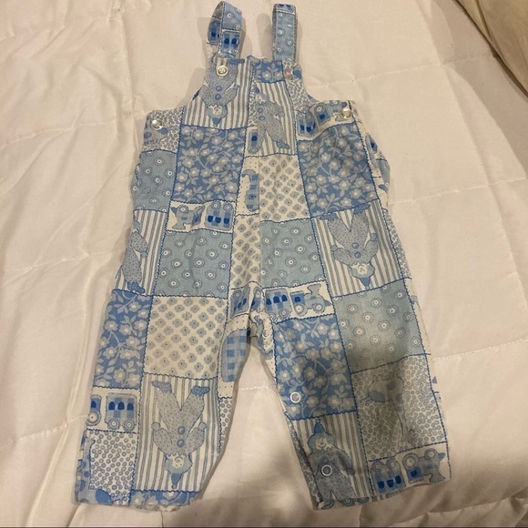 Vintage Baby Clown Train Overalls - Picture 1 of 4